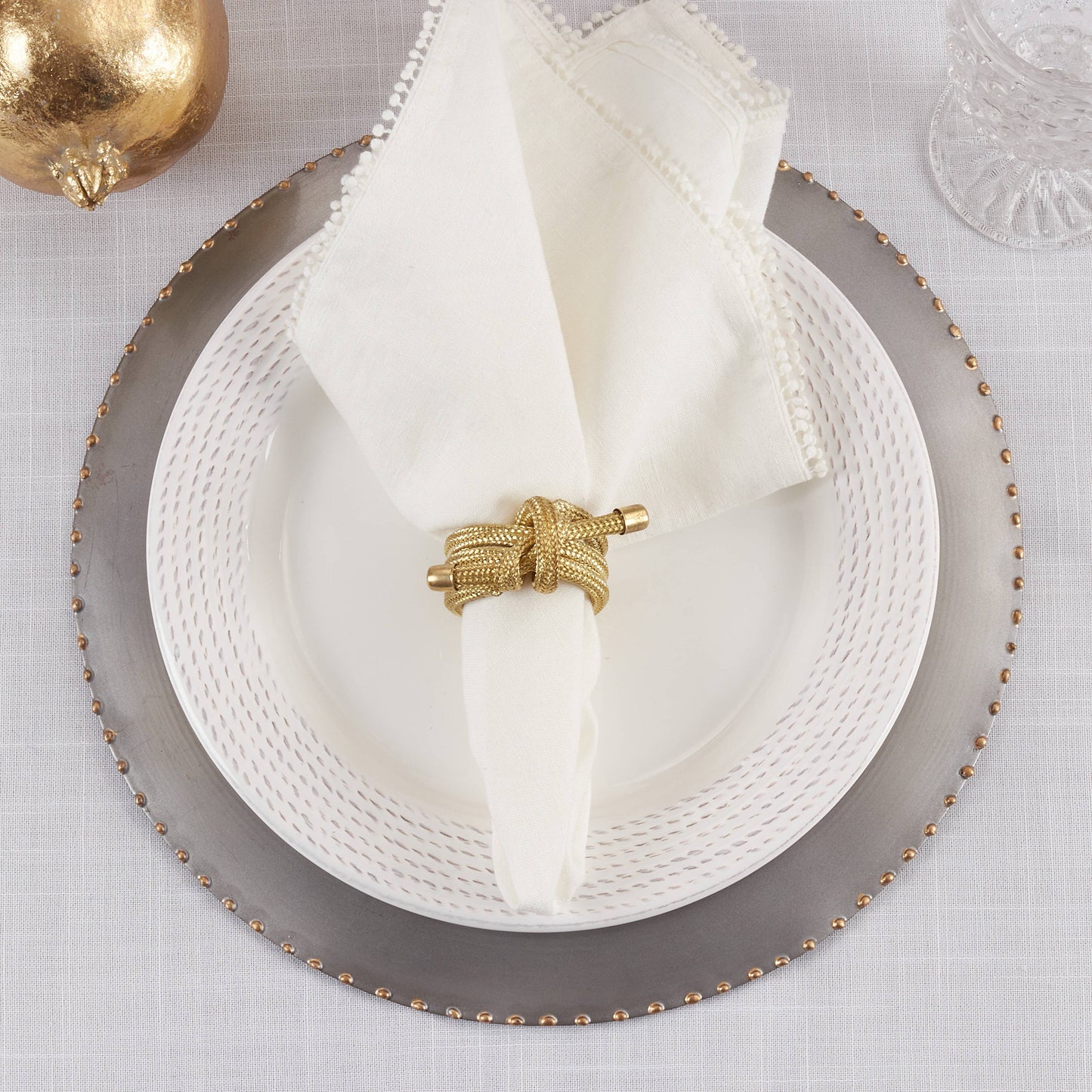 Knotted Rope Napkin Ring