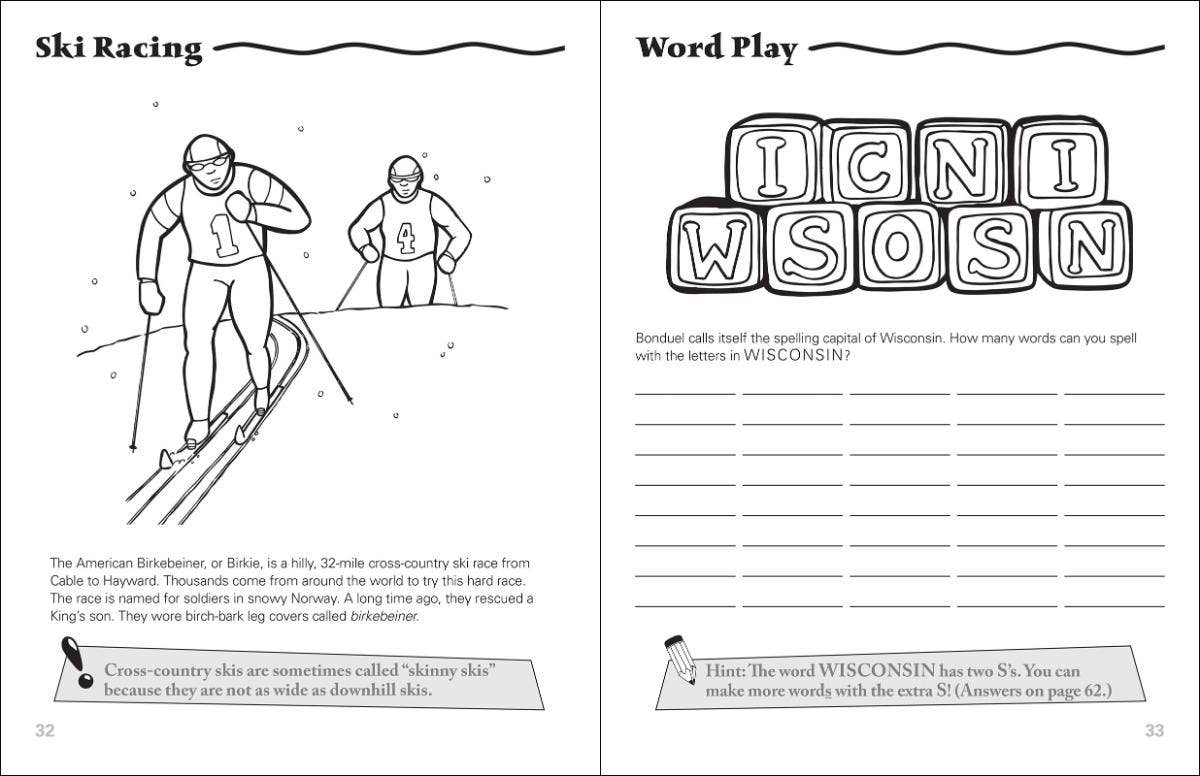 Wisconsin Activity Book