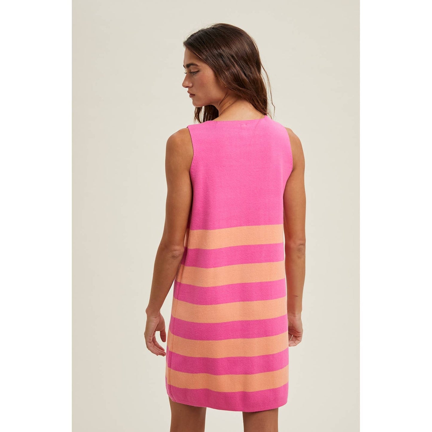 Striped Mini Sweater Dress