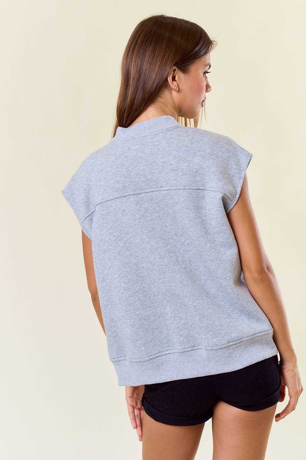 Zip Fleeced Vest