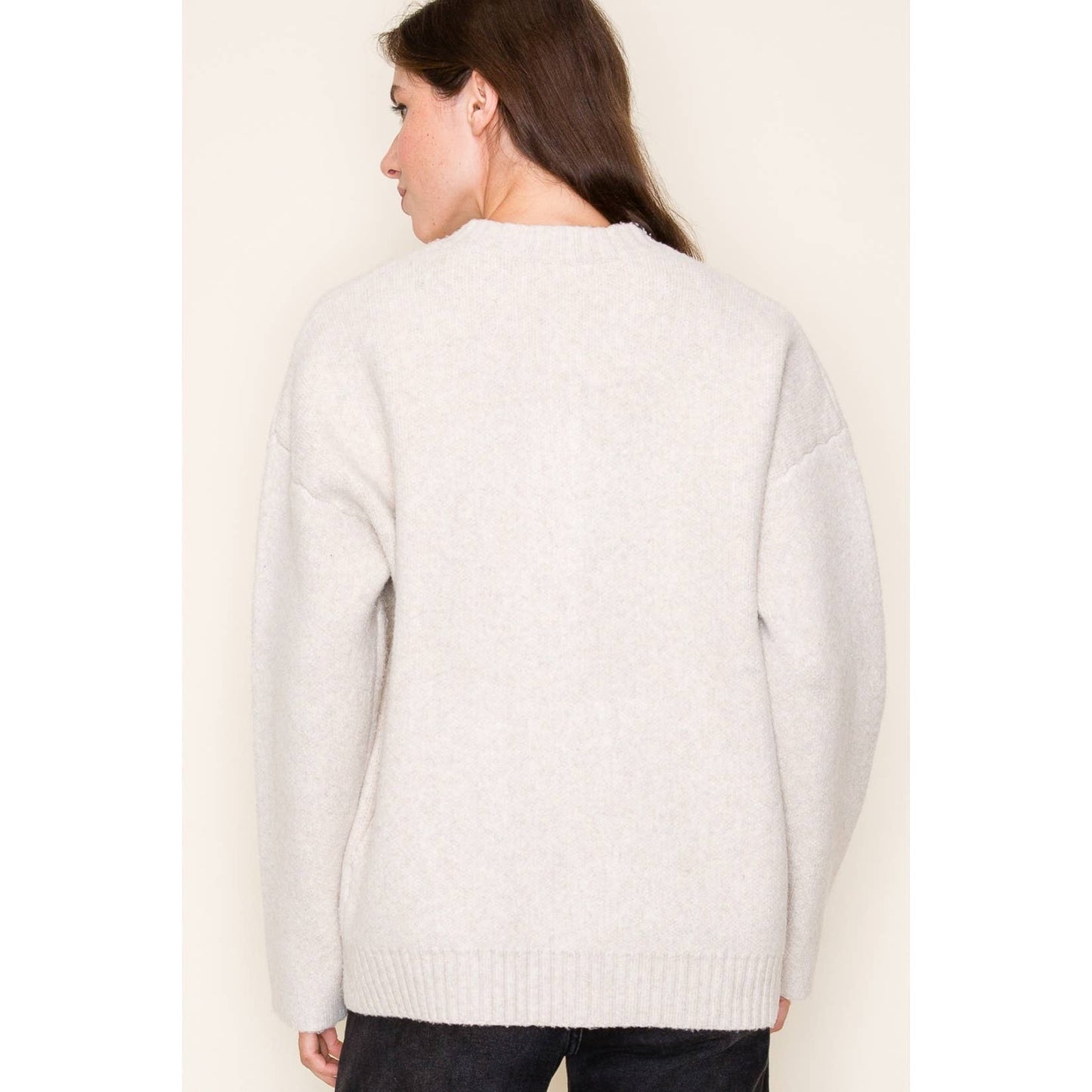 ZIPPER SWEATER JACKET