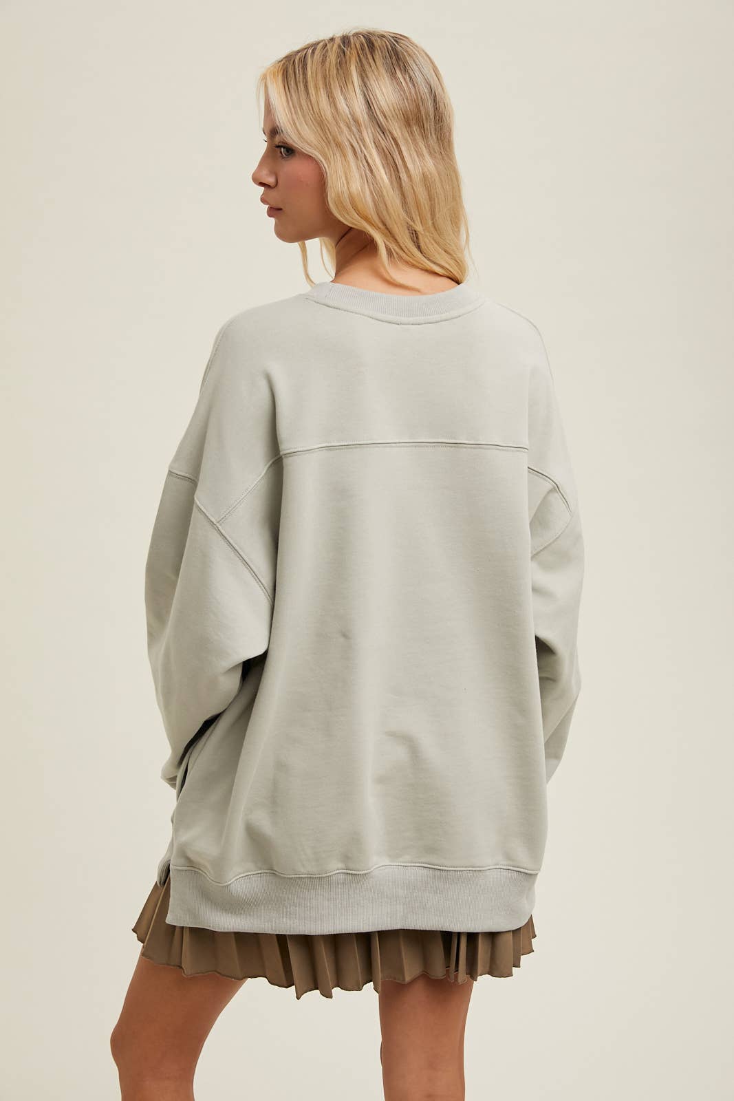 Oversized French Terry Pullover