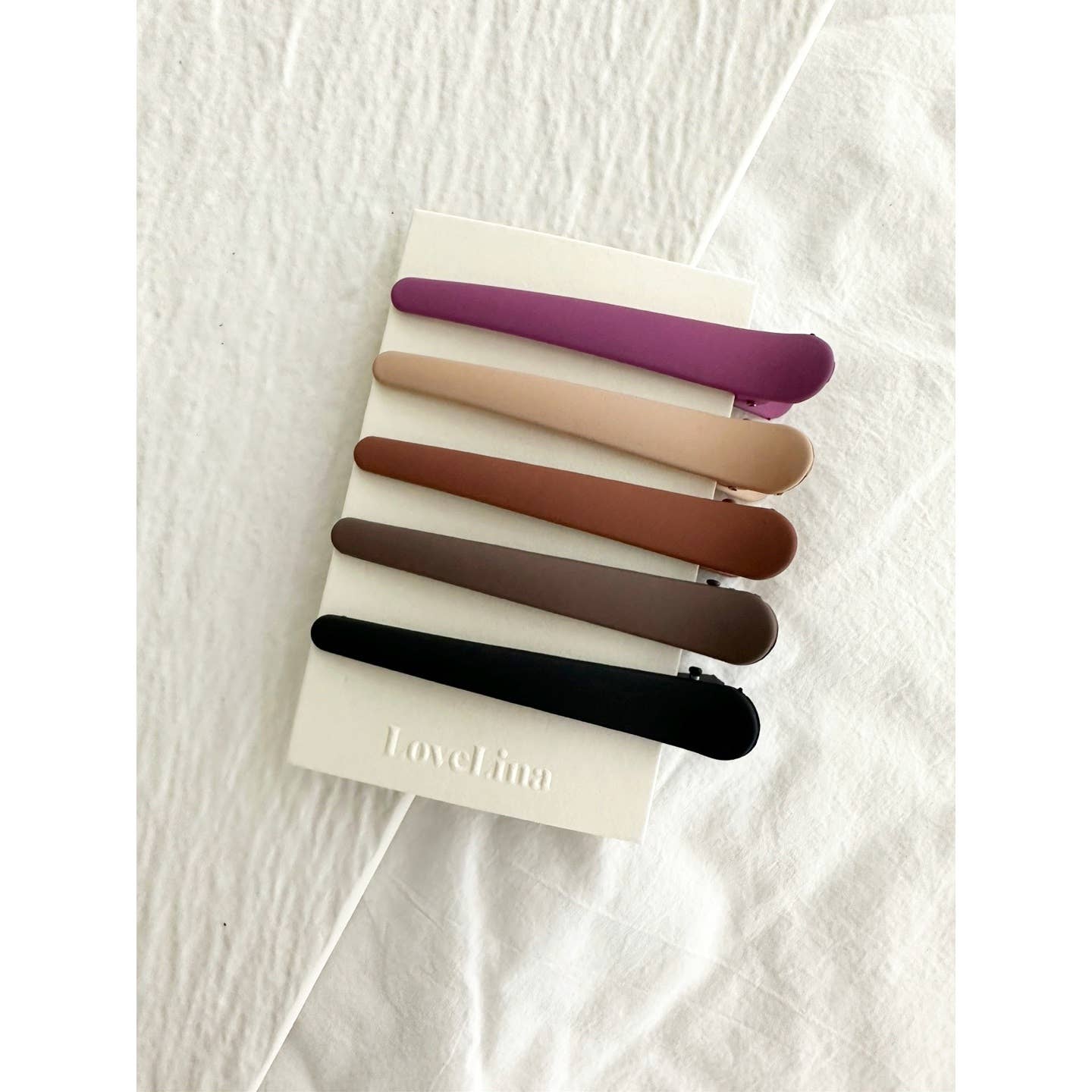 Matte Alligator Styled Hair Claw