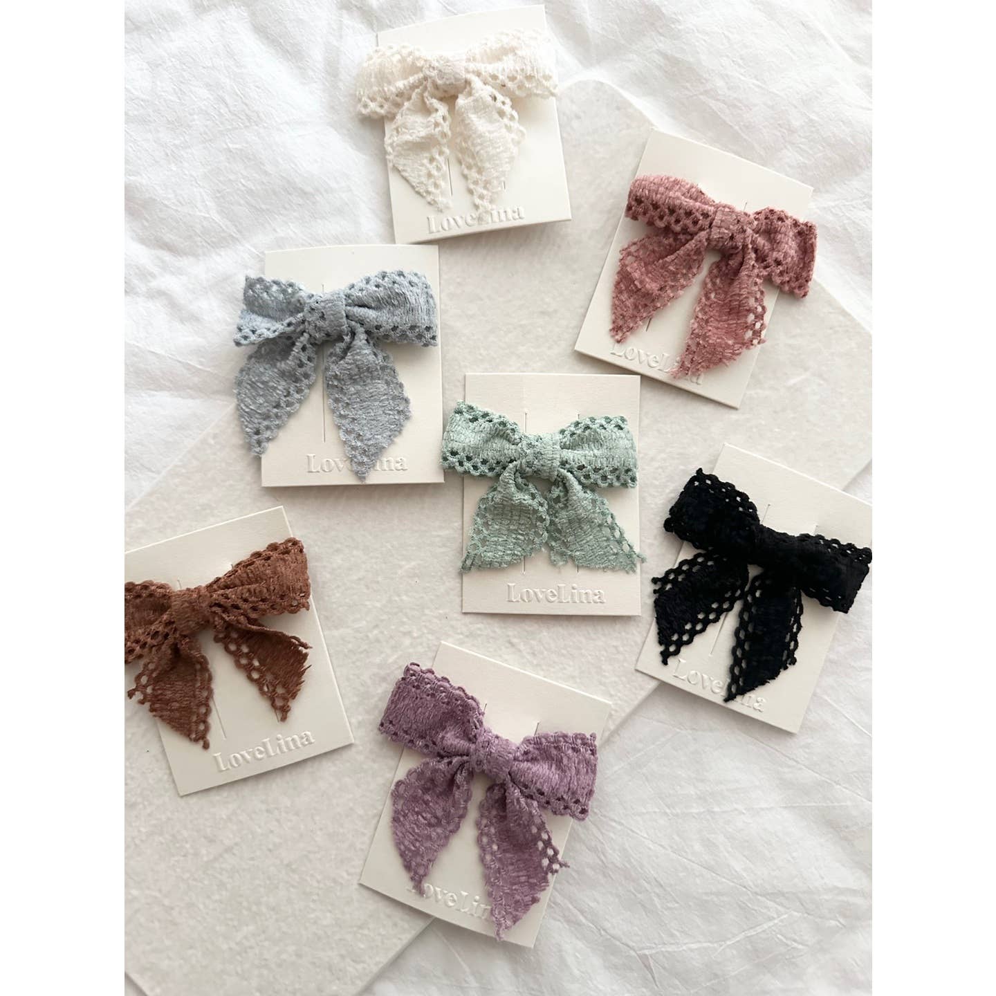 Charming Ribbon Hair Clips - DEKA Assorted