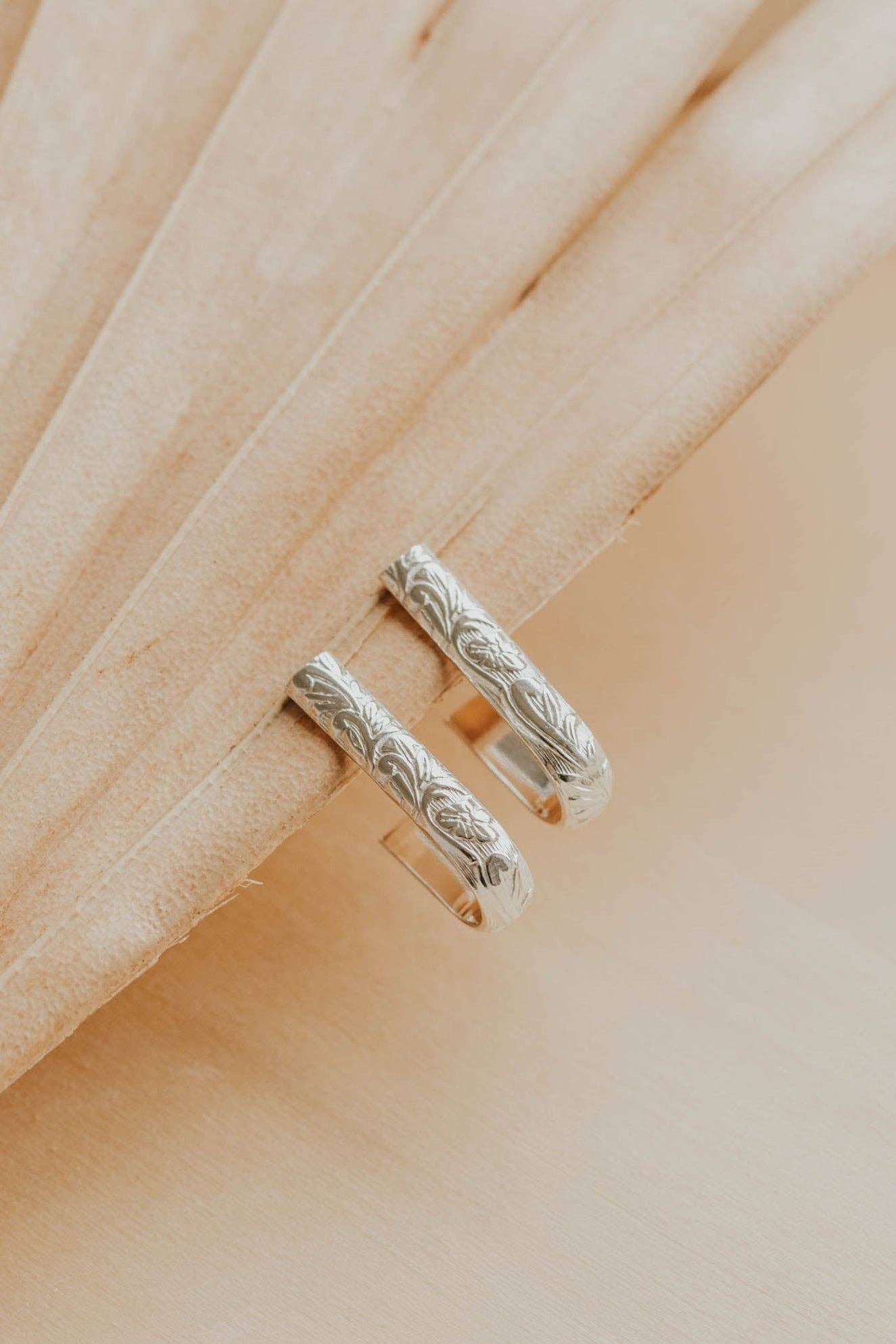 Fiona Hoops | 14kt Gold Fill + Sterling Silver