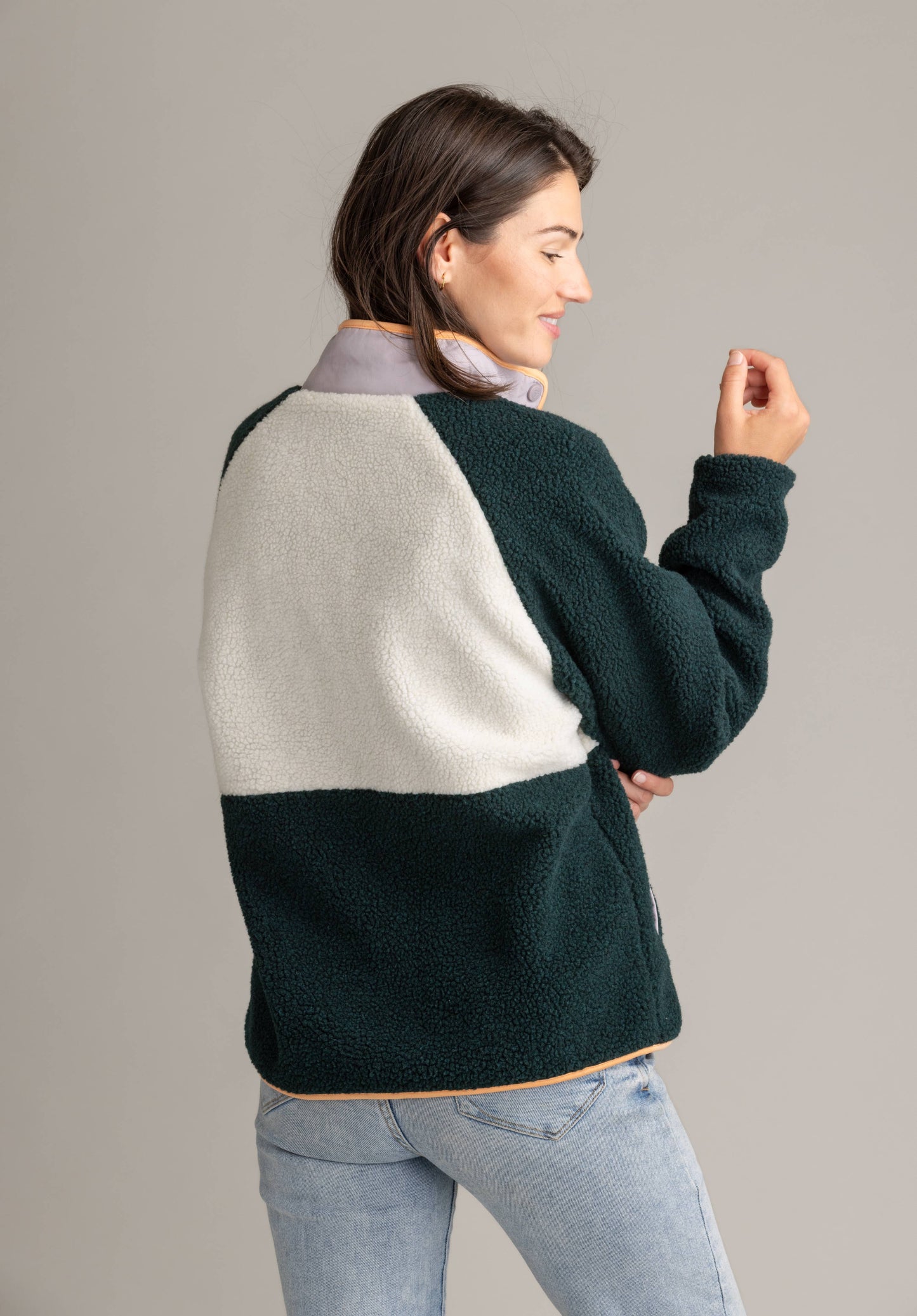 Quarter Snap Berber Pullover
