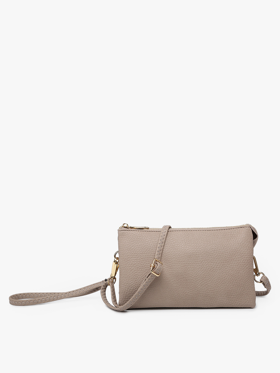 Riley Monogrammable 3 Compartment Crossbody/Wristlet