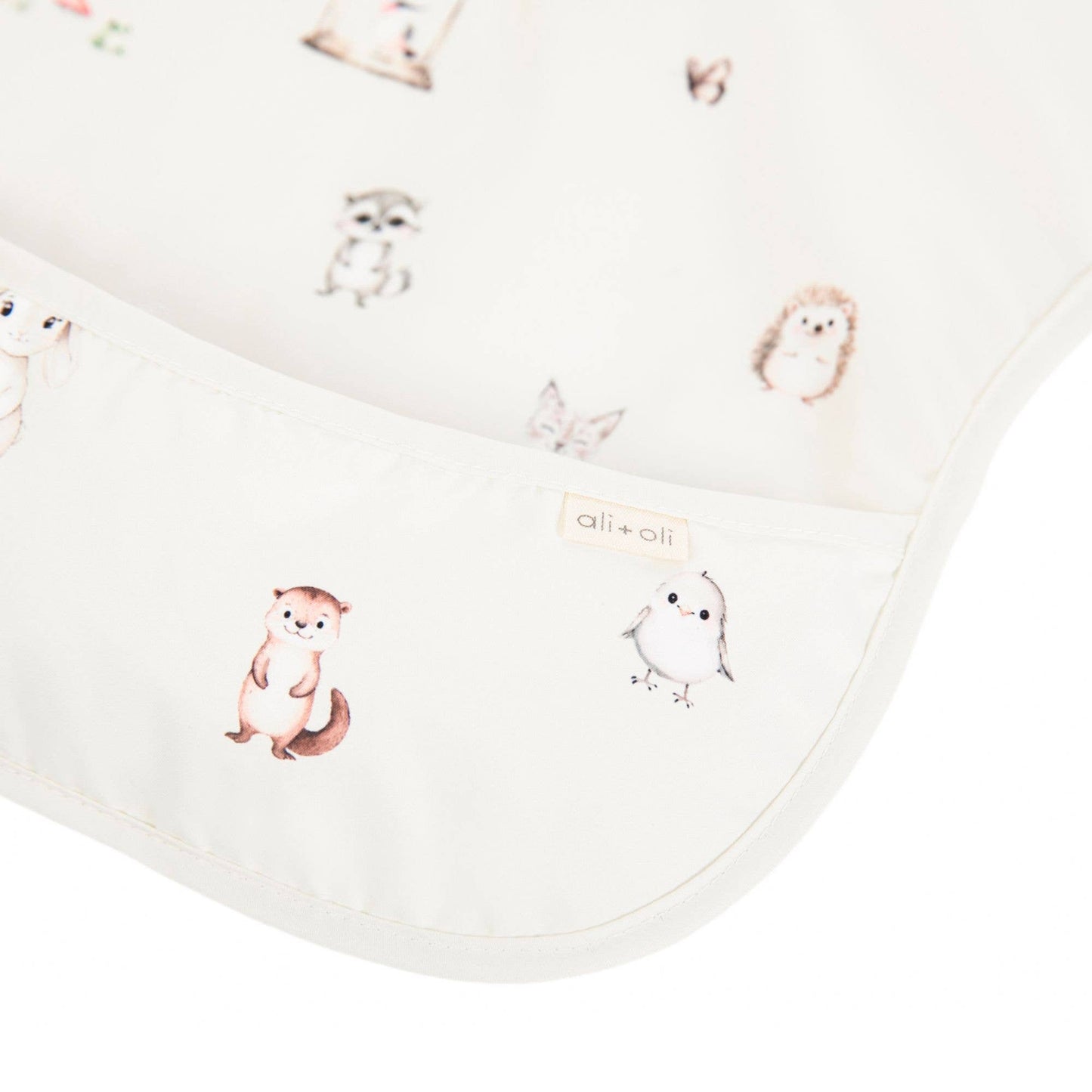Smock Bib for Baby & Toddler Short Sleeve Woodlands