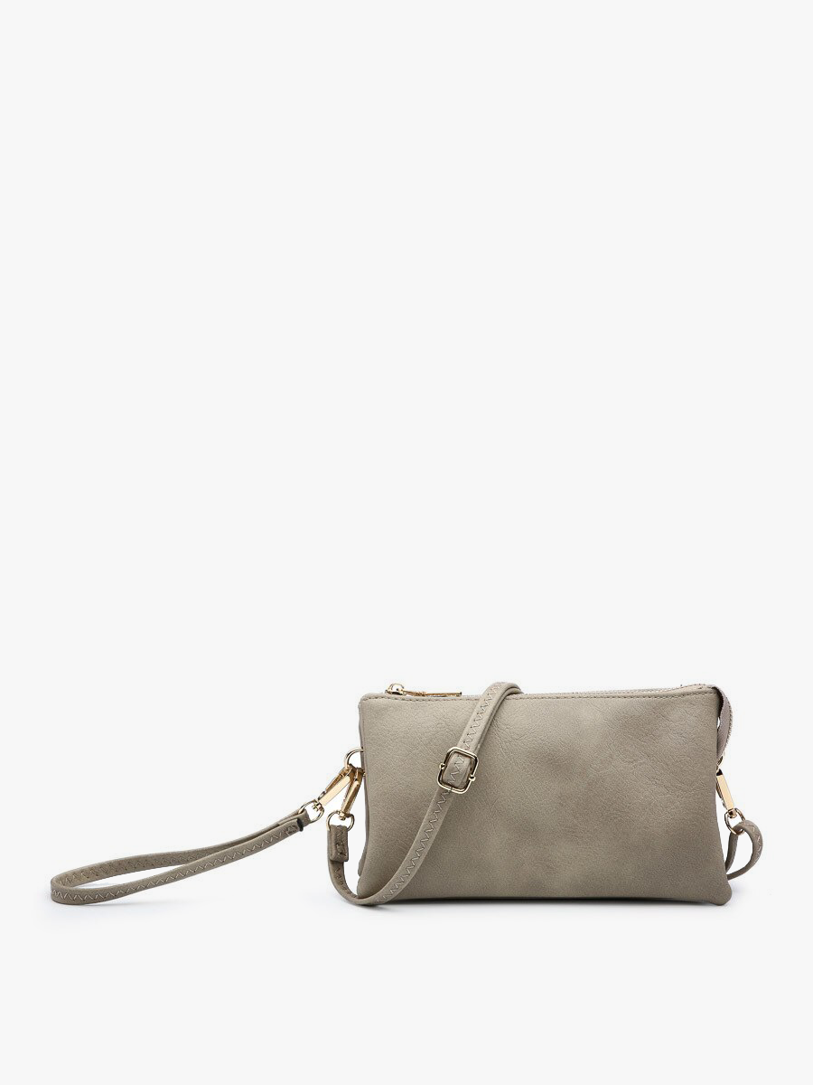 Riley Monogrammable 3 Compartment Crossbody/Wristlet