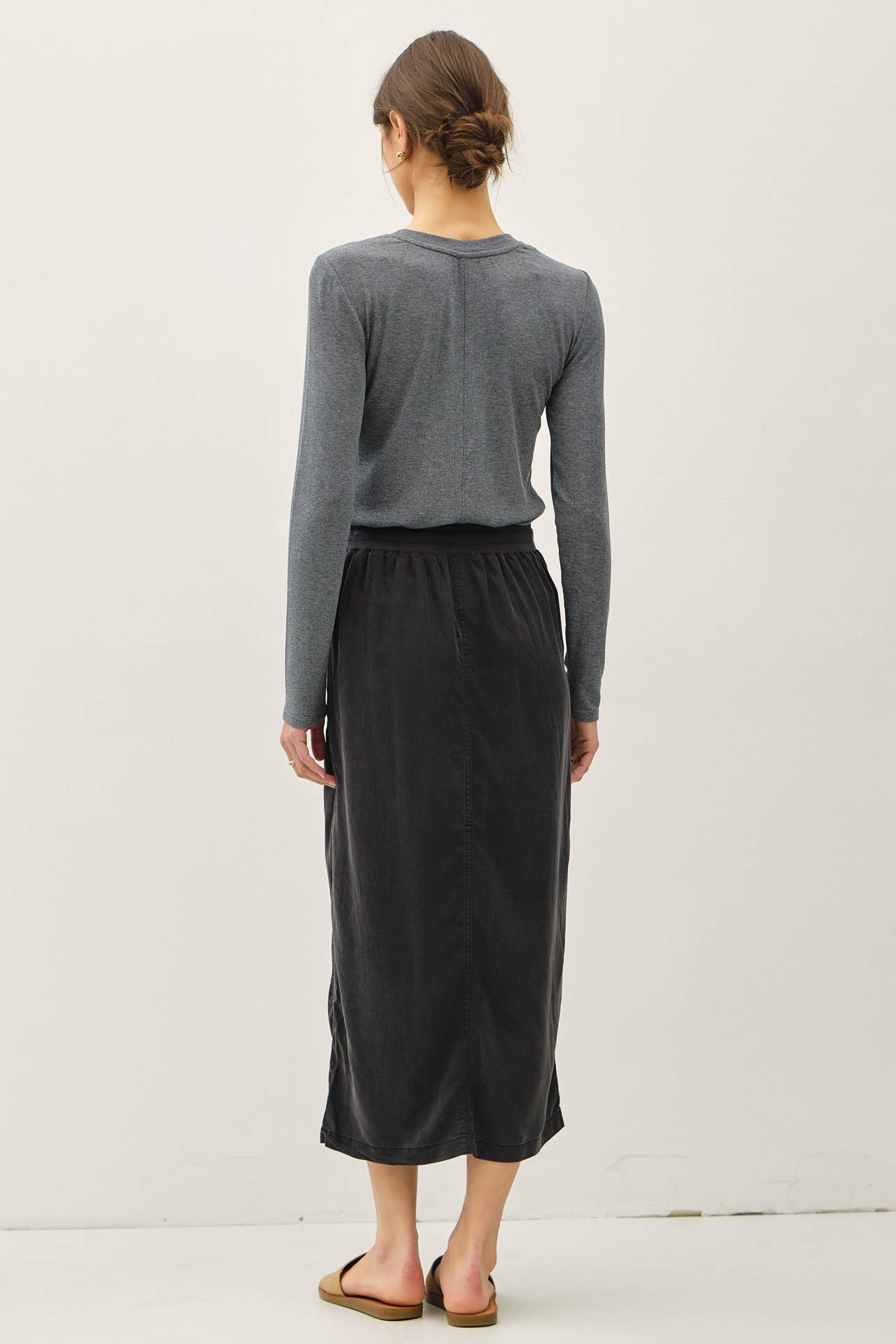 Tencel Midi Skirt