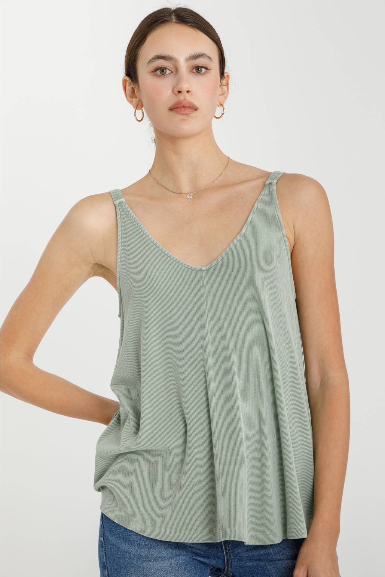 Flowy V-Neck Tank