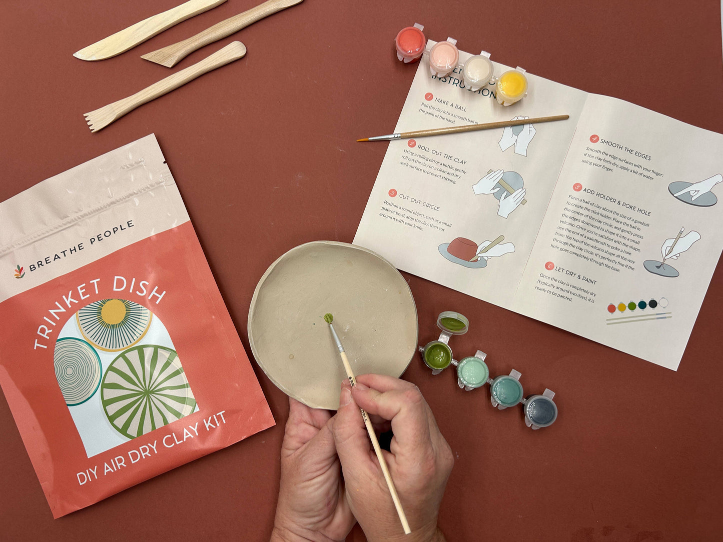 DIY Clay Kit- Mushroom Dish