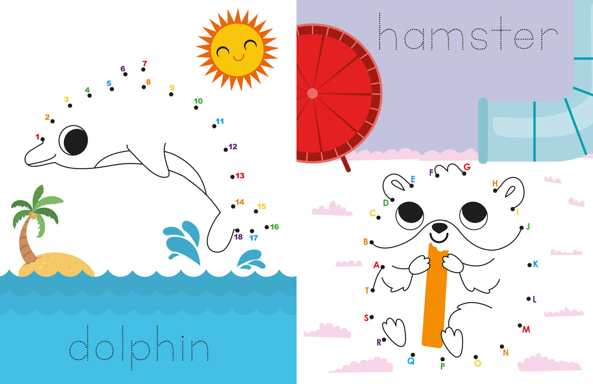 My First Dot To Dot Activity Book: Baby Animals