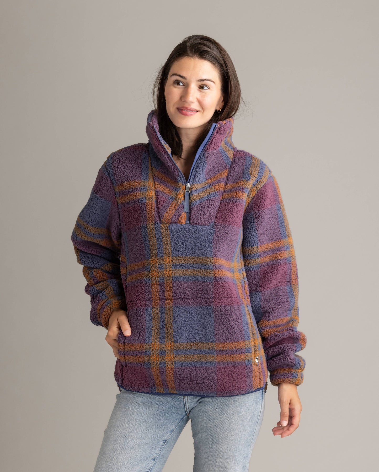 Ainsley Plush Sherpa Pullover