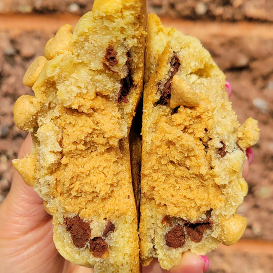 Peanut Butter Cream Stuffed Cookie