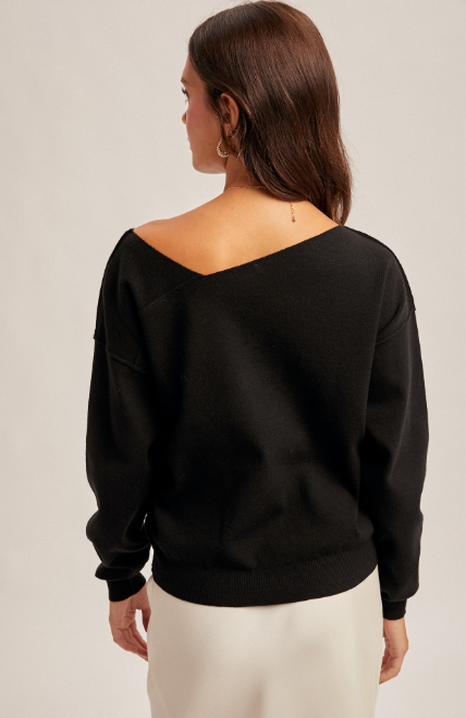 Asymmetrical Sweater Pullover