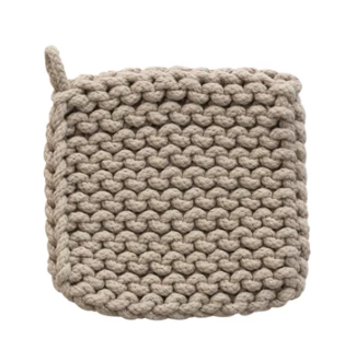 Cotton Crocheted Pot Holder