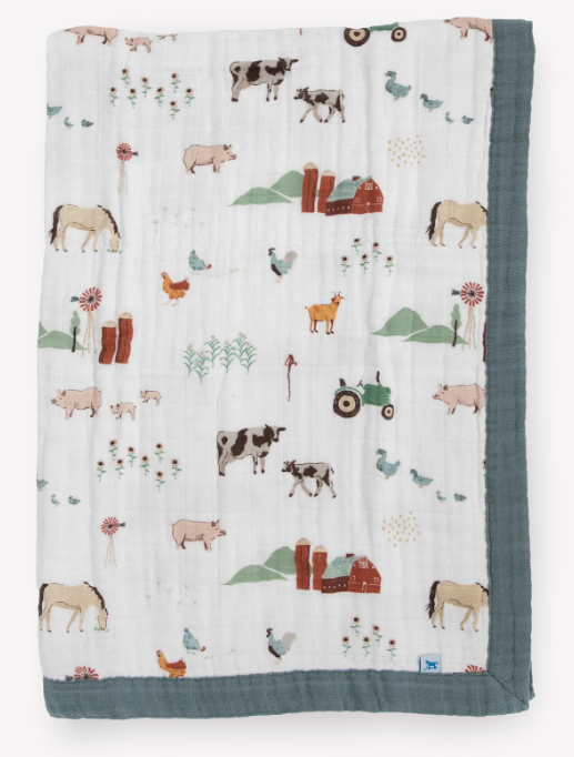 Cotton Muslin Baby Quilt