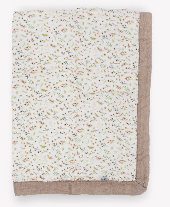 Cotton Muslin Baby Quilt