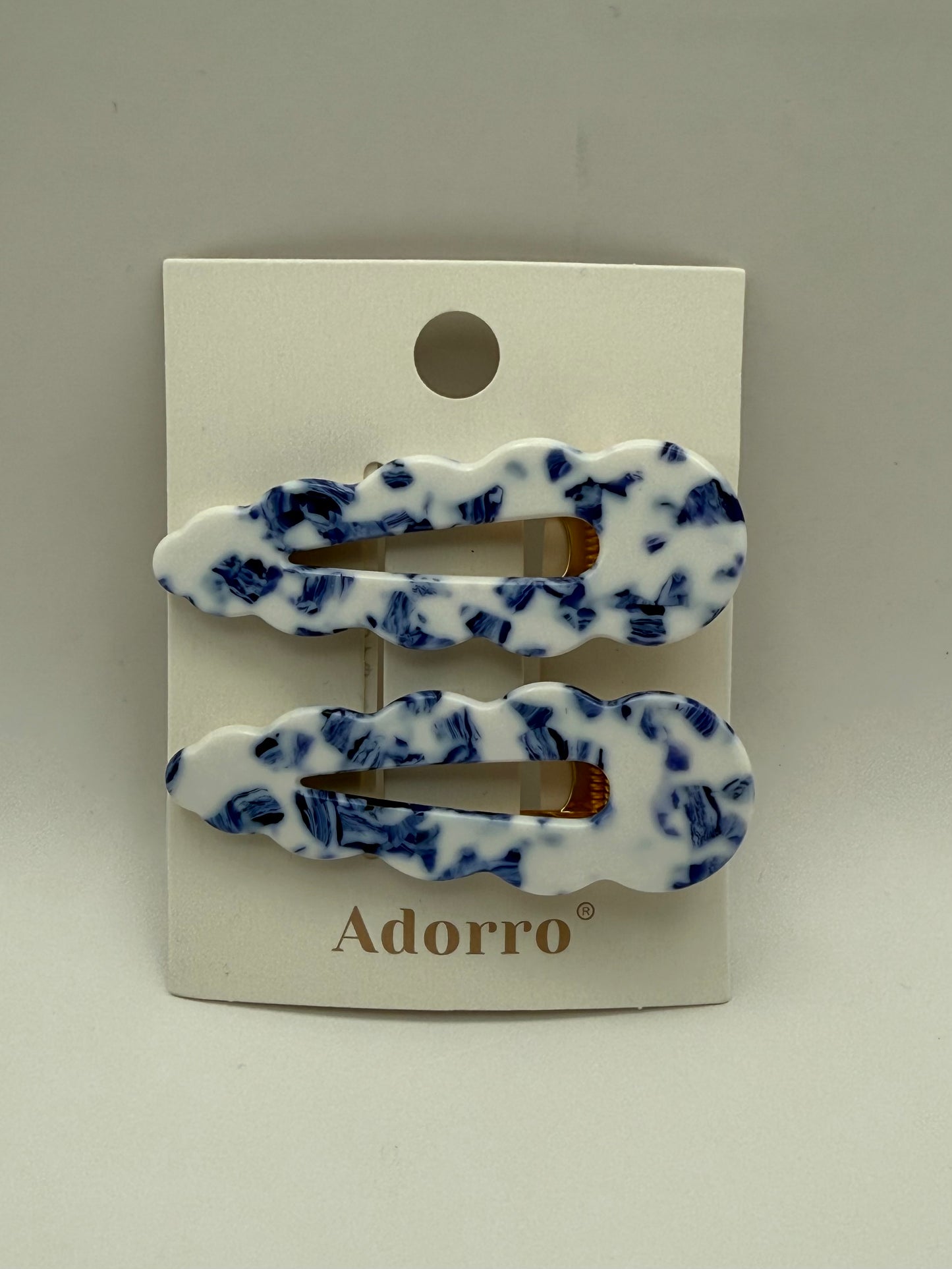 2 PC / Marina Coastal Barrette Hair Clip