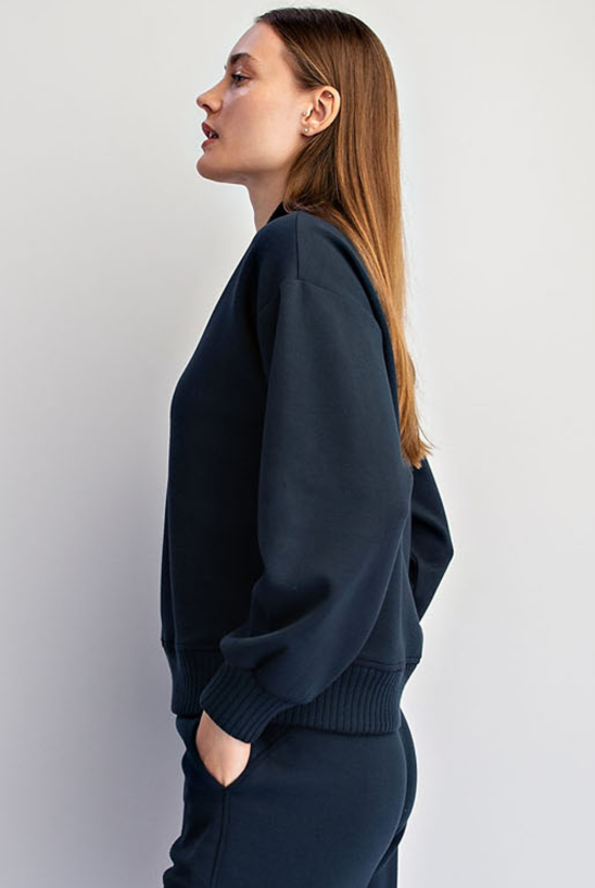 Modal Scuba Luxe V-Neck Top