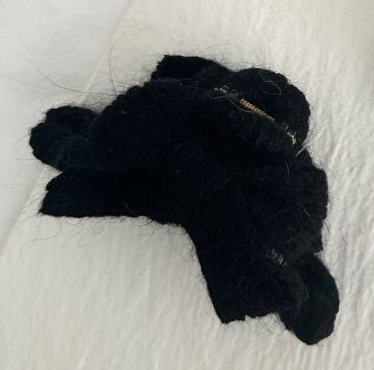 Knitted Bow Ponytail Hair Claw
