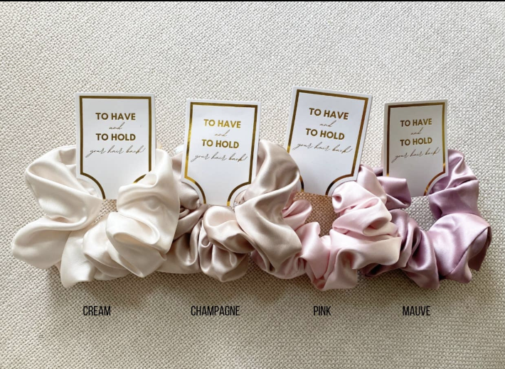 Silk Satin Scrunchies