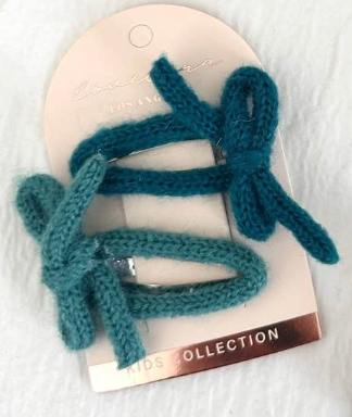Knit Bow Clip