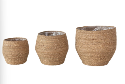 Seagrass Basket w/ Lining