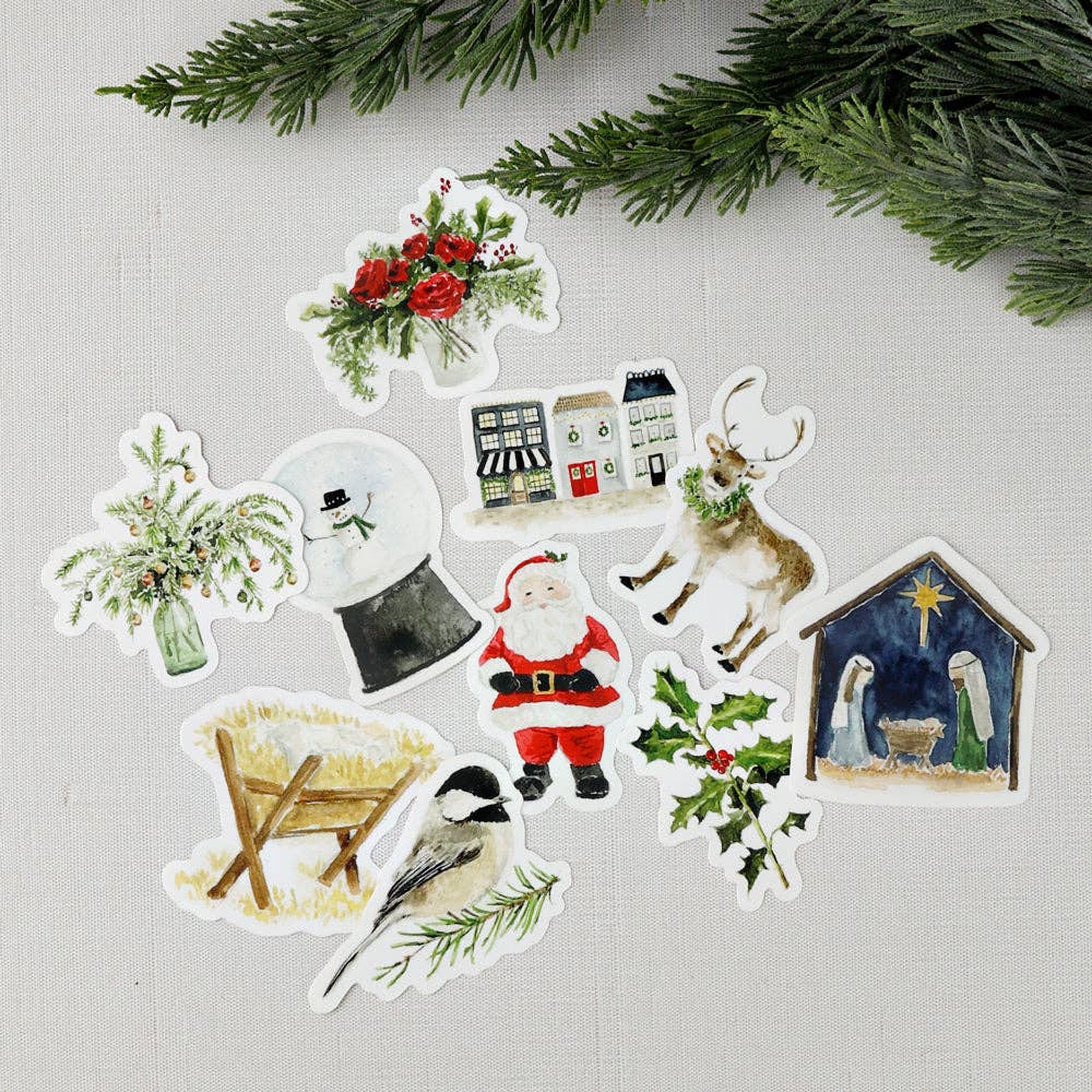 Christmas boughs sticker