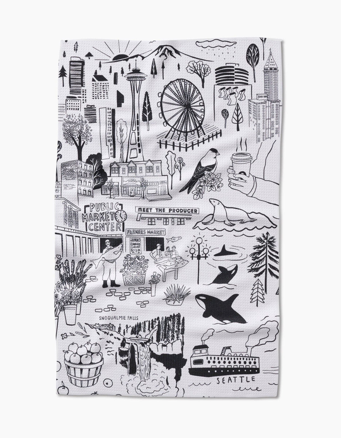 Seattle Tea Towel