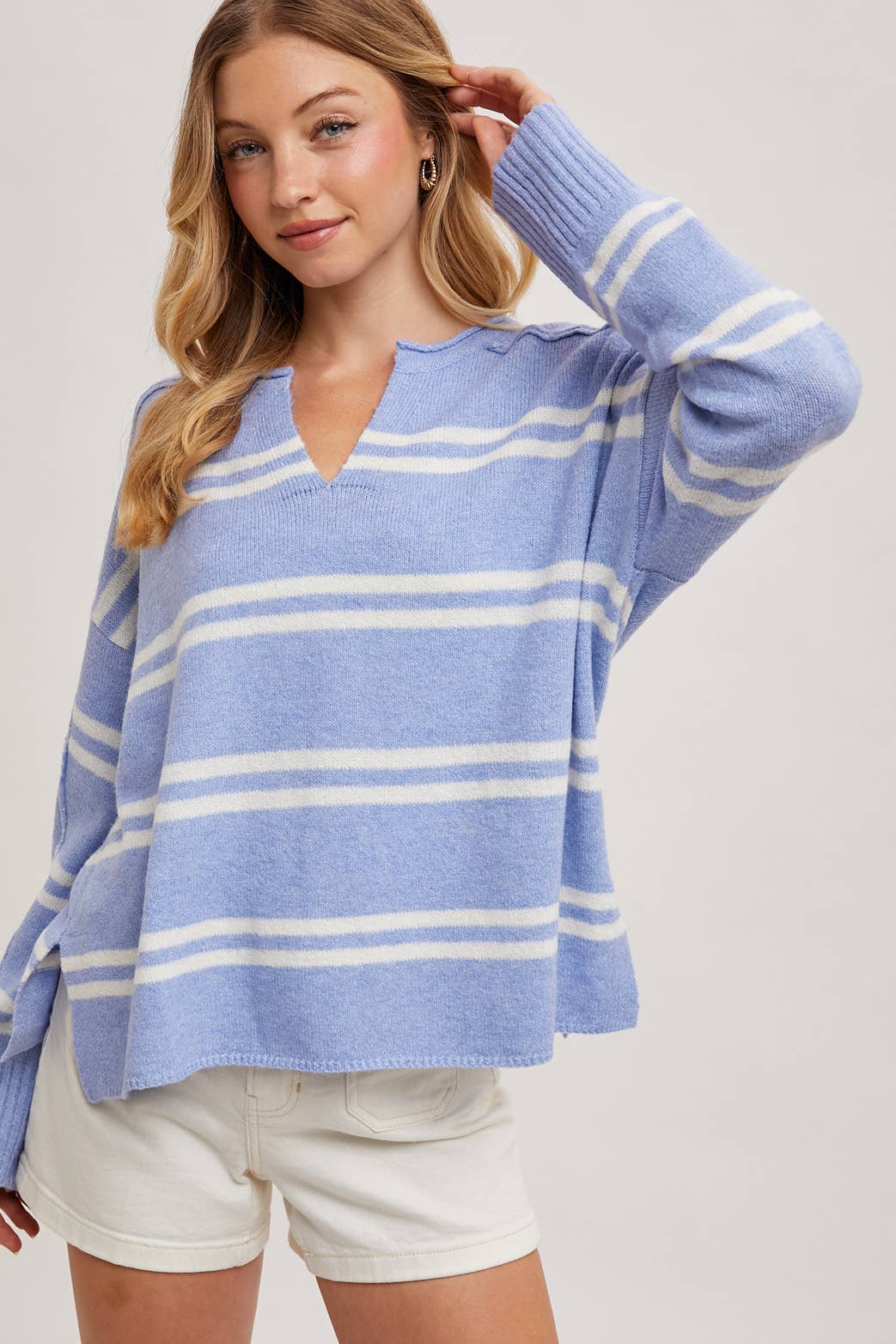 Striped Knit Sweater