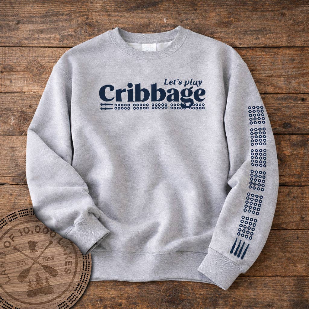 Let's Play Cribbage Crewneck
