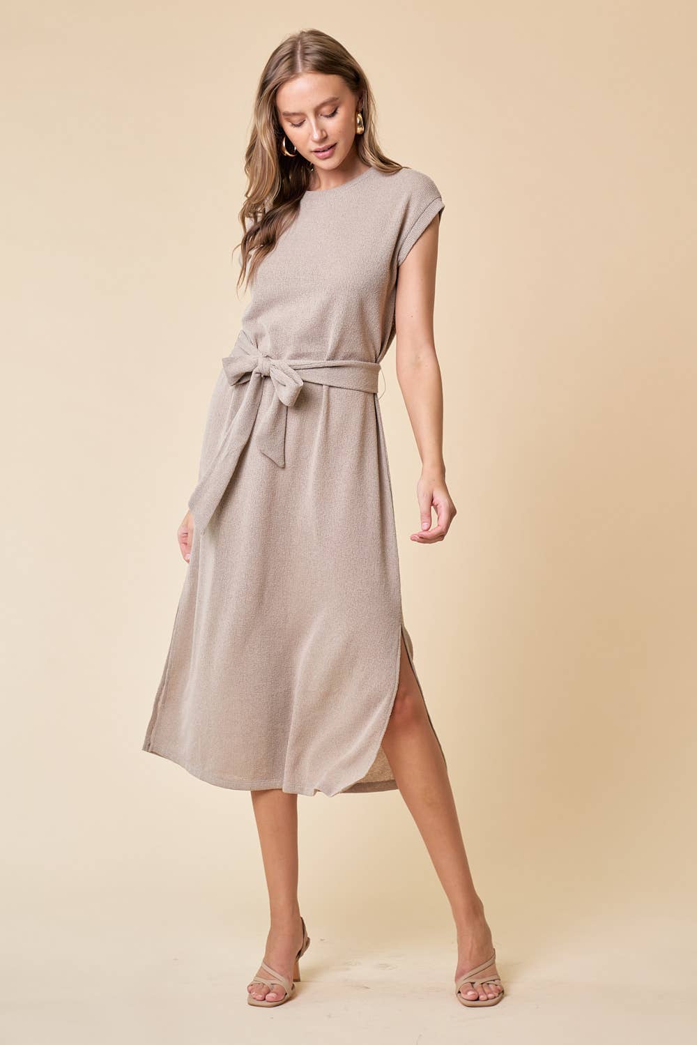 MIDI KNIT DRESS - 27466D