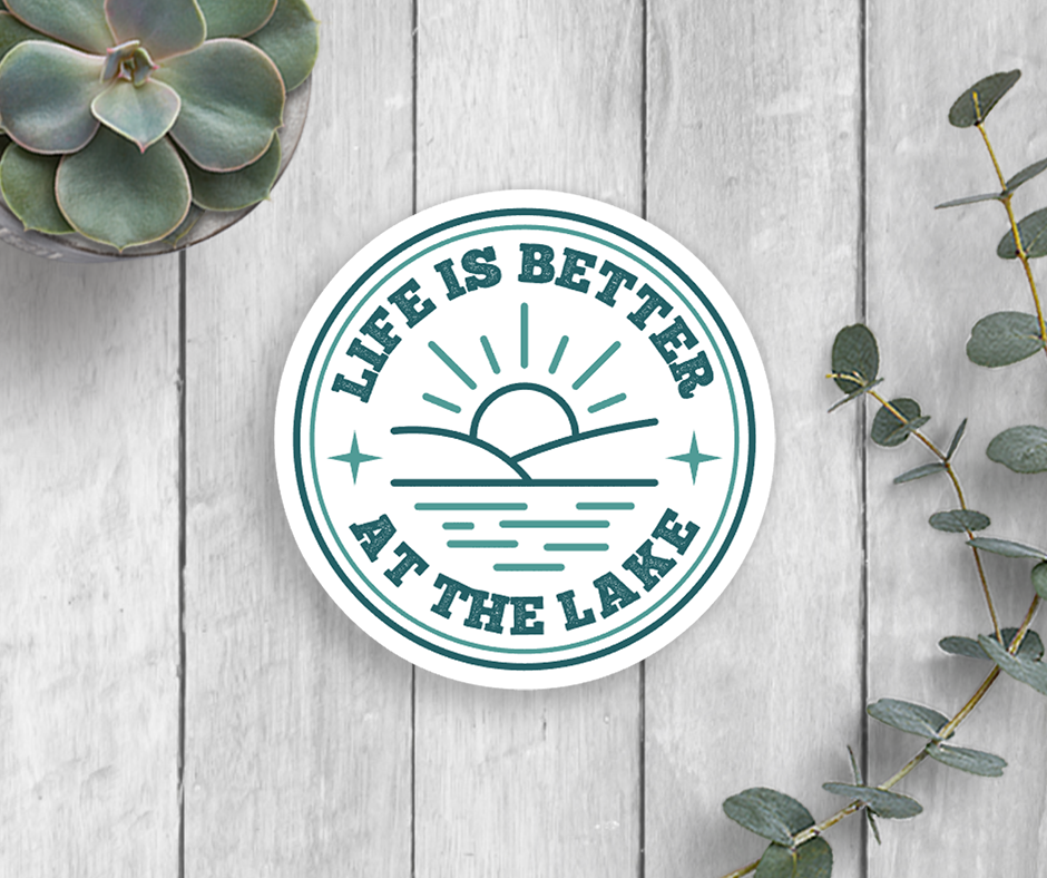 Lake Life Vinyl Sticker