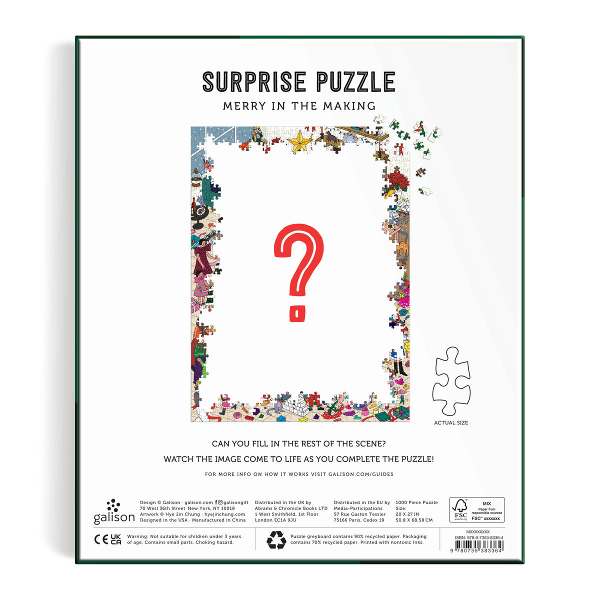 Merry In the Making 1000 Piece Surprise Puzzle