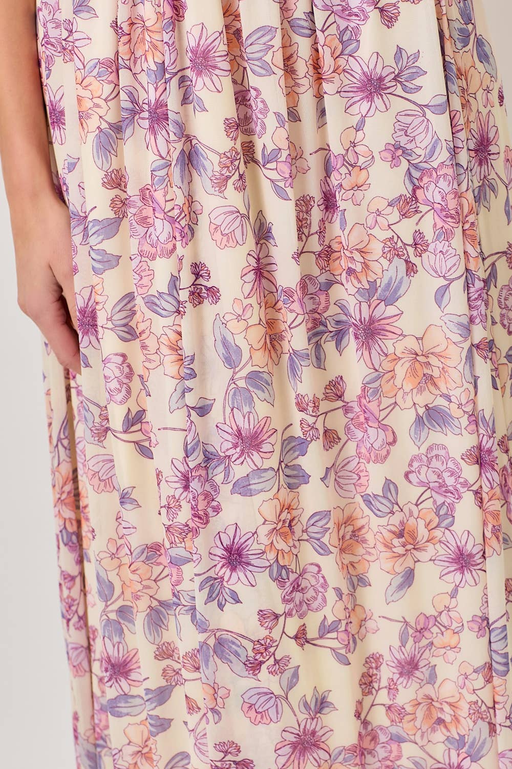 Floral Mesh Dress
