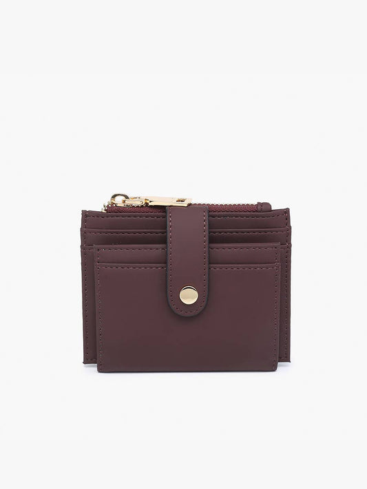 Sam Matte Mini Snap Wallet