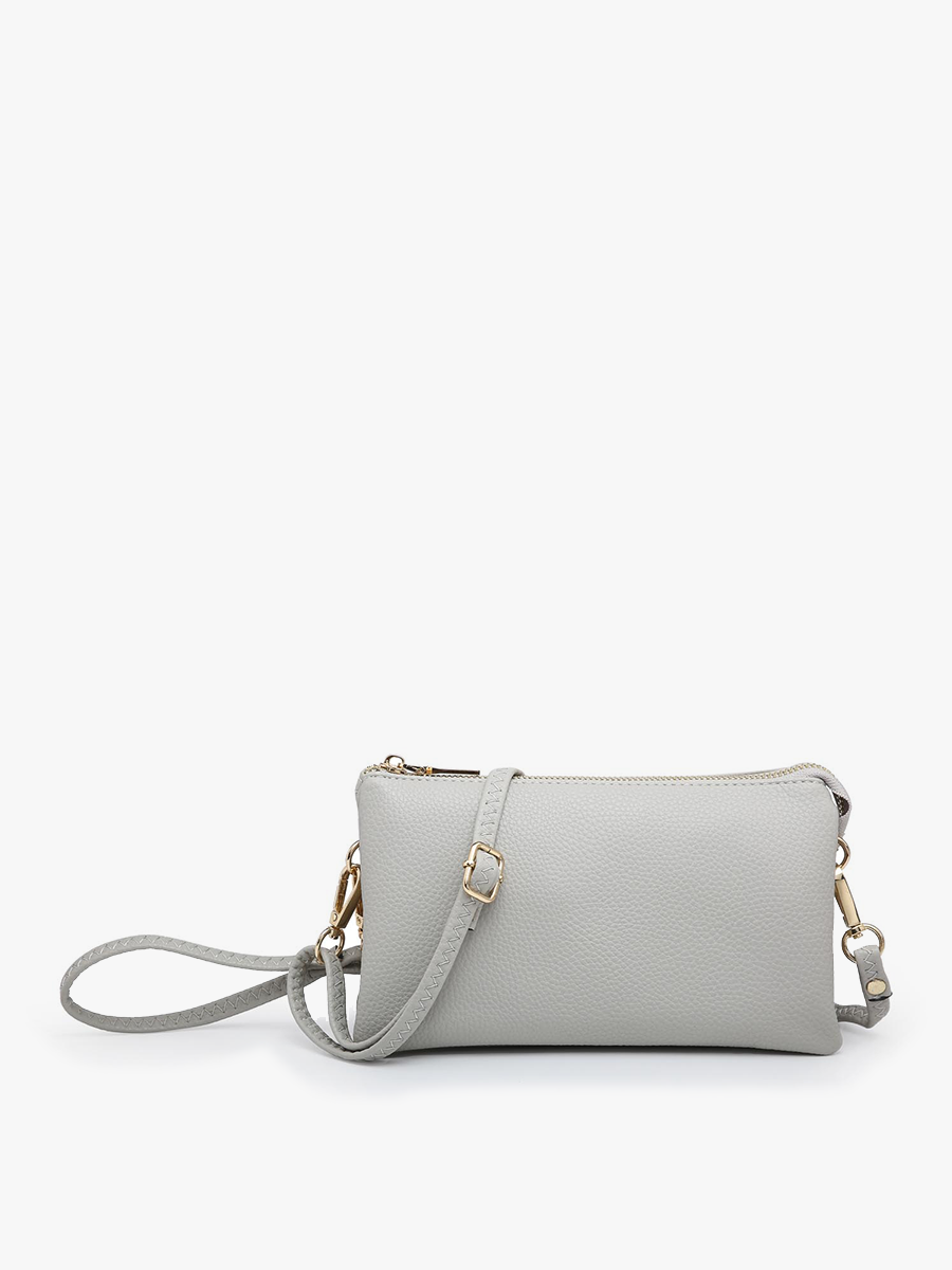 Riley Monogrammable 3 Compartment Crossbody/Wristlet