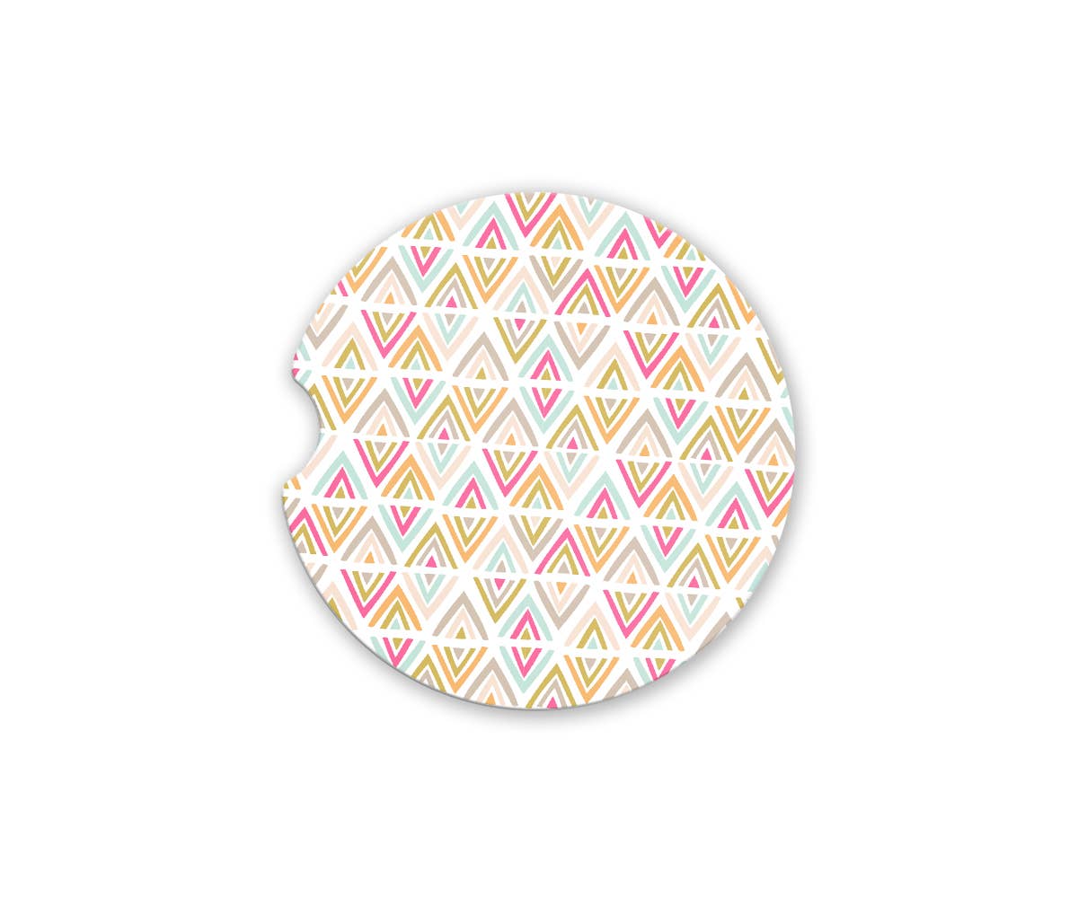 Abstract Diamonds Car Coaster