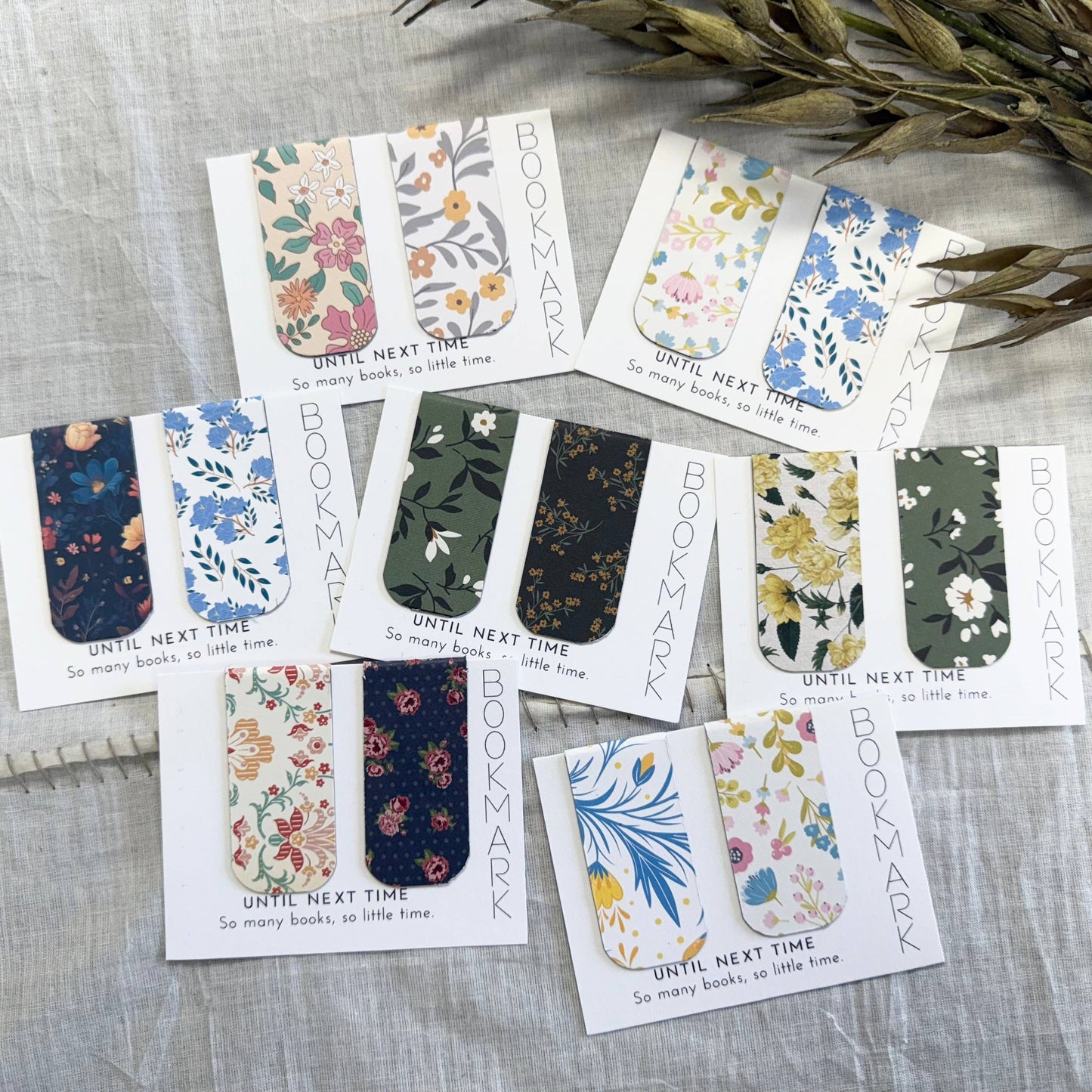 2 Medium Magnet Bookmarks