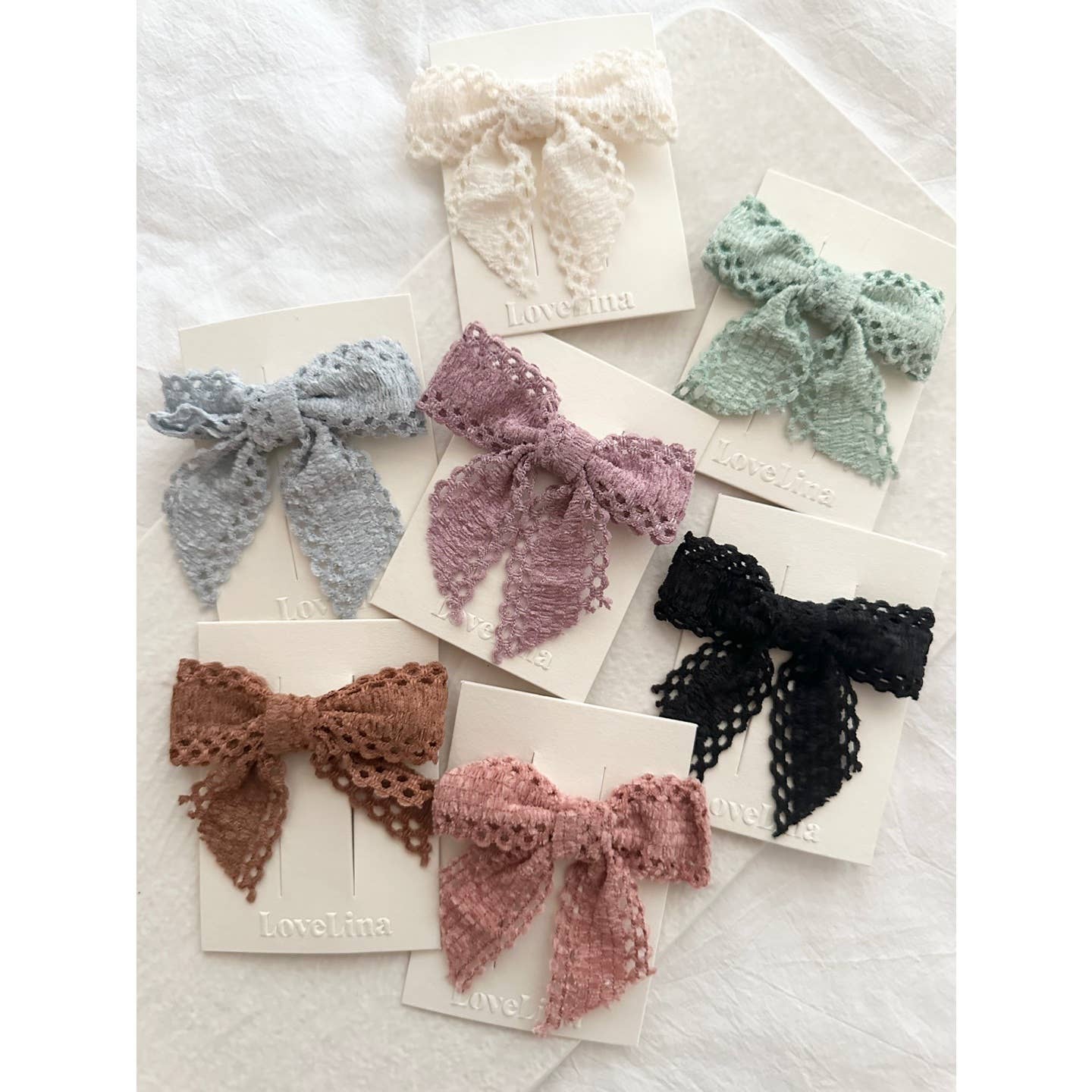 Charming Ribbon Hair Clips - DEKA Assorted