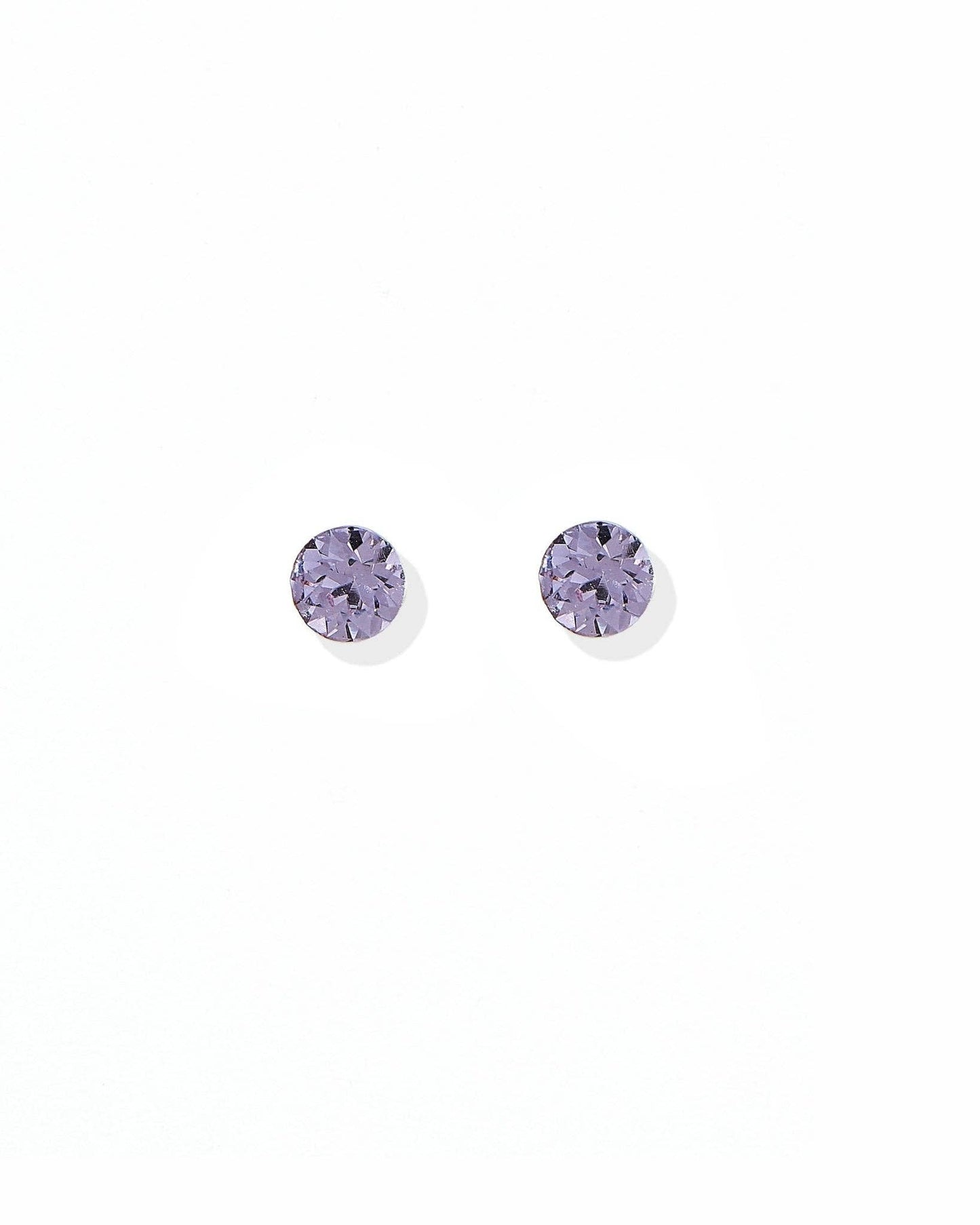 Screwback Stud Earrings Lux - Zuri Lilac