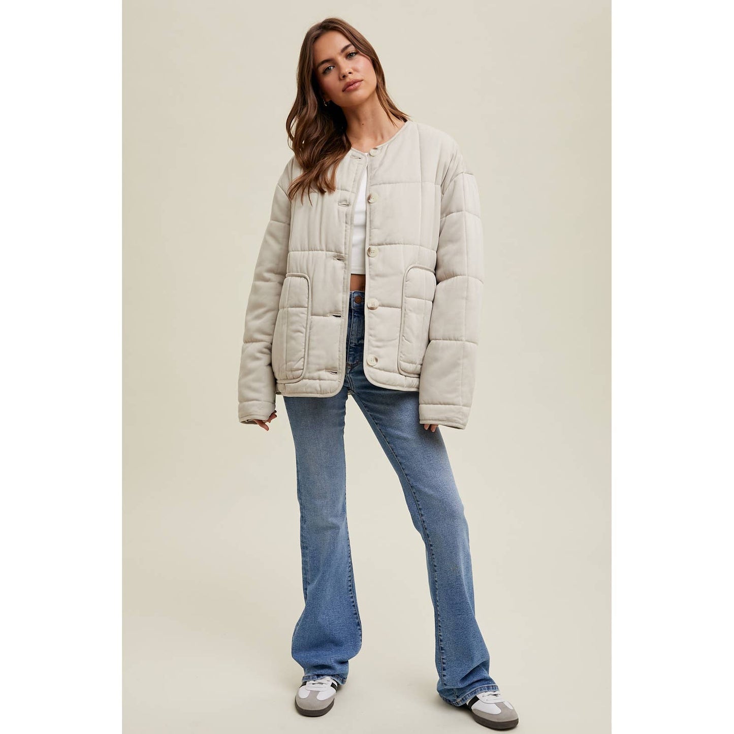 QUILTED OVERSIZED JACKET