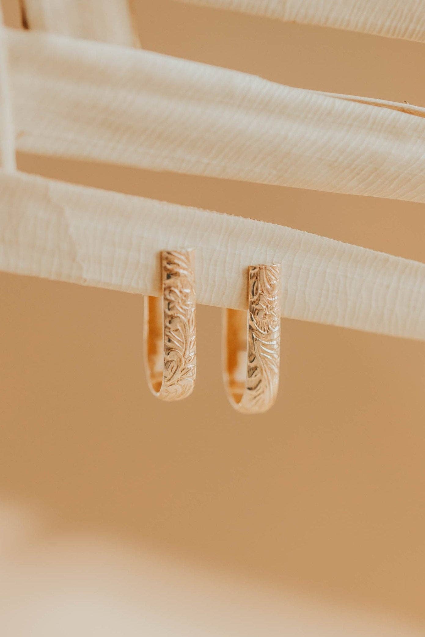 Fiona Hoops | 14kt Gold Fill + Sterling Silver