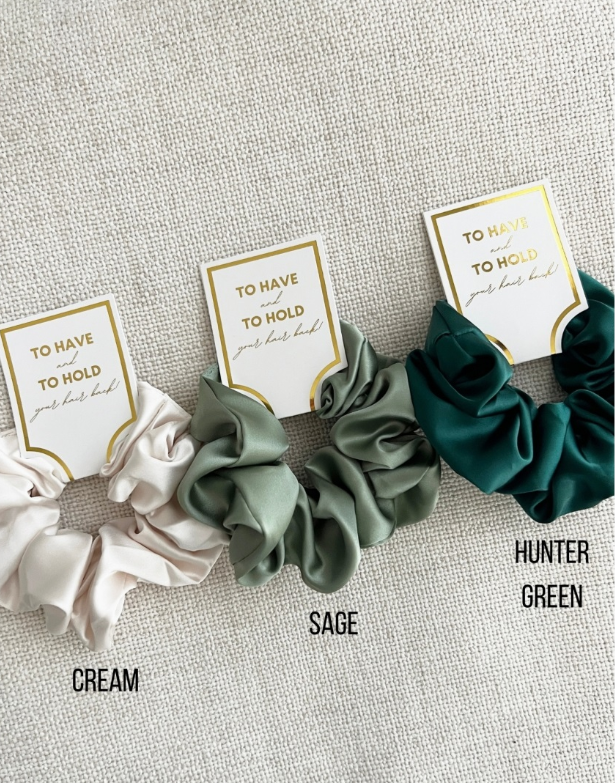 Satin Scrunchies