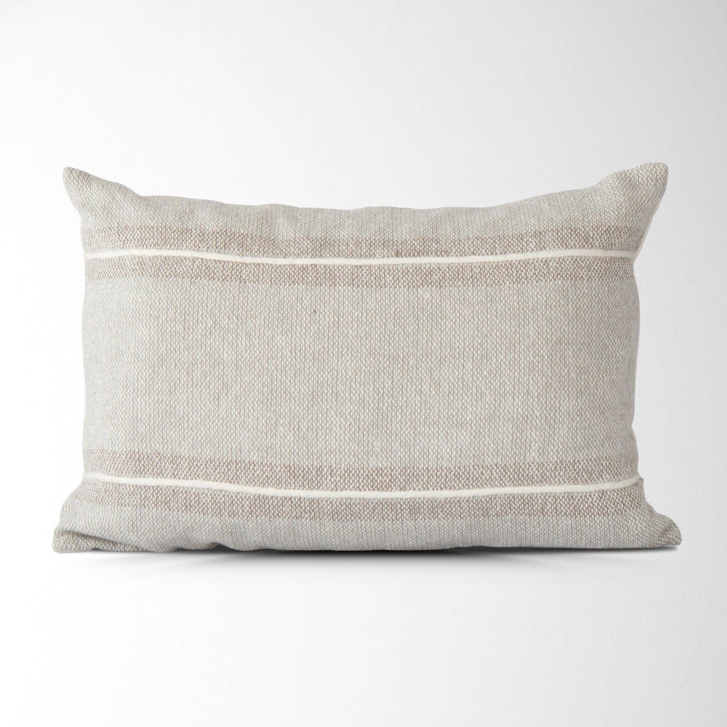 Striped Textured Pillow Cover