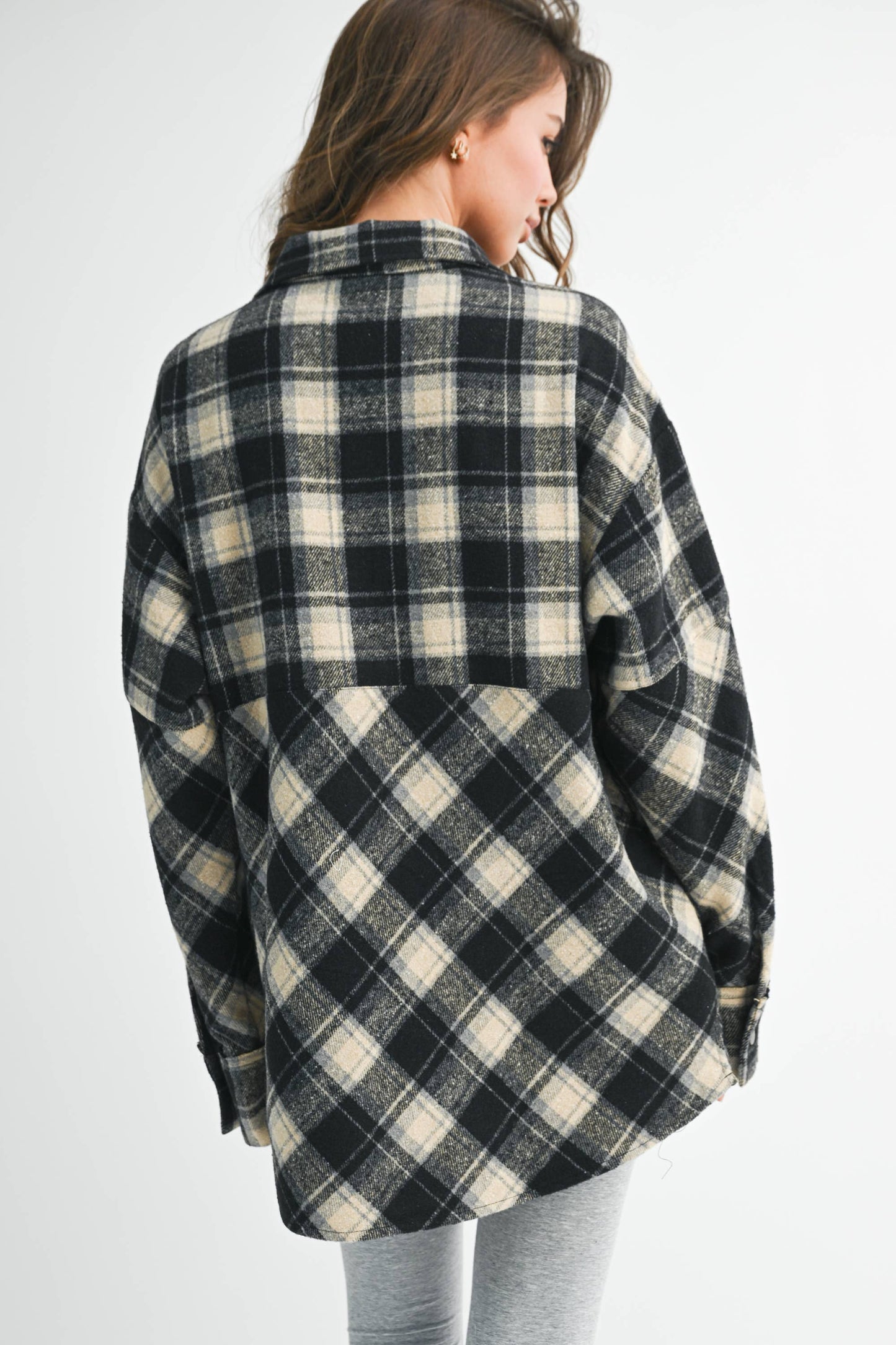 Mya Plaid Pullover 1