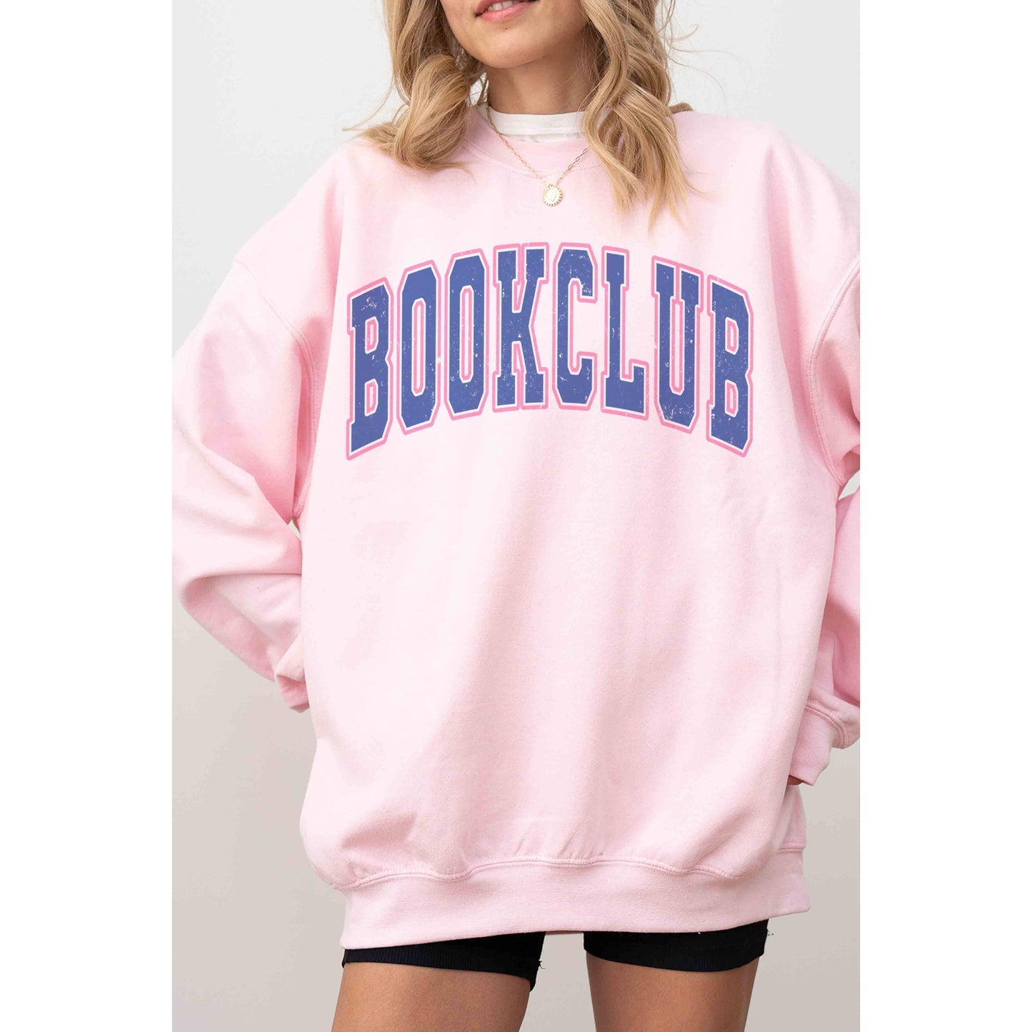 BOOKCLUB Oversized Graphic Sweatshirt