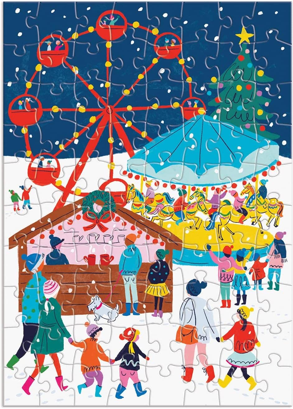 Merry and Bright 12 Days of Christmas Advent Puzzle